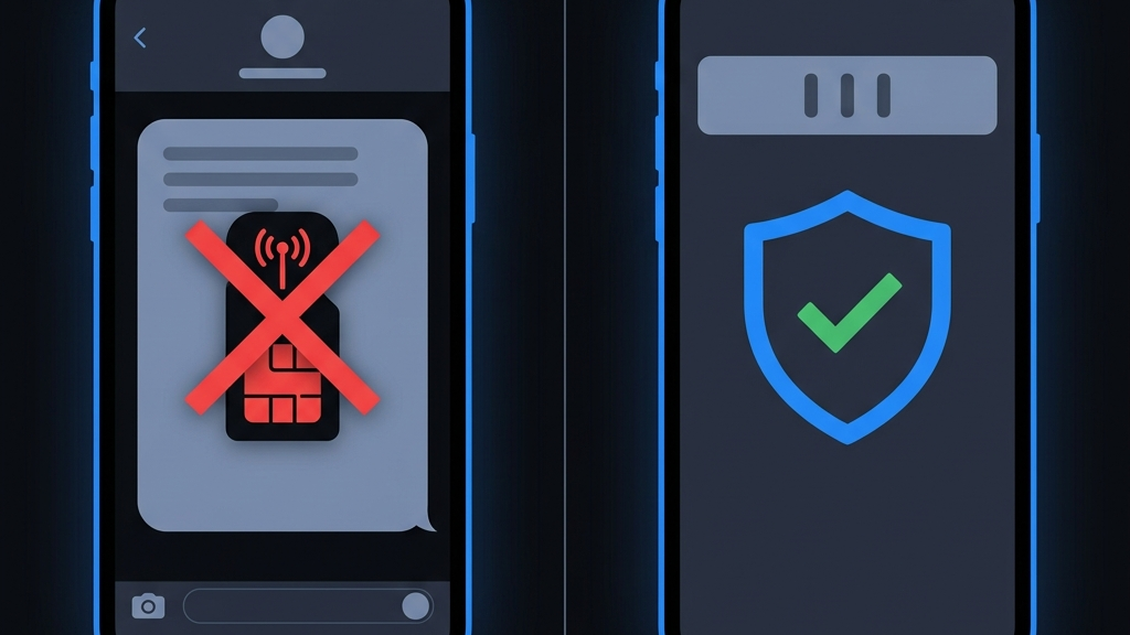 App-based 2FA codes versus interceptable SMS codes
